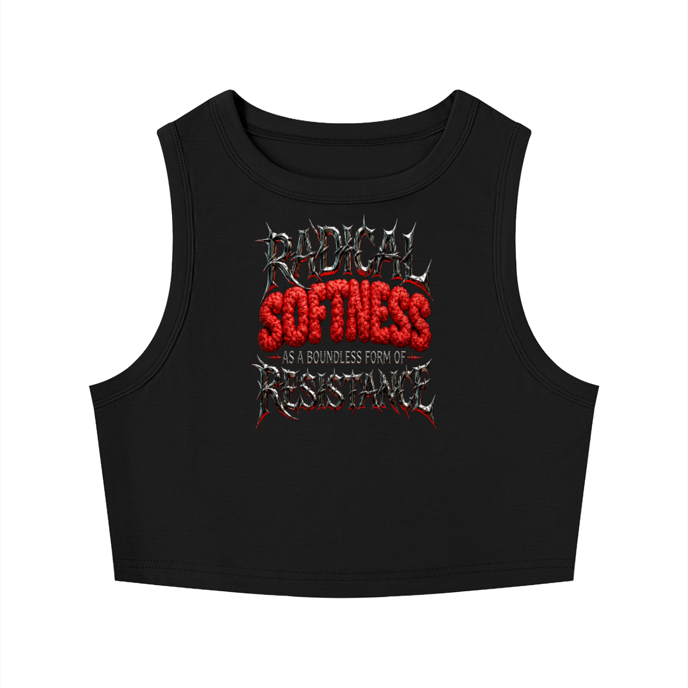 Women's Tight Crewneck Crop Tank Top